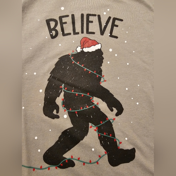 RedHead Gray 'Believe' Sasquatch Long Sleeve Tee - Picture 3 of 5